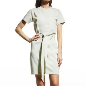 Vince Short Sleeve Waist Tie Dress